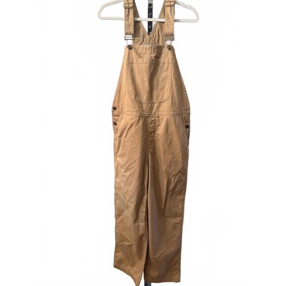 Tan Women's Denim Overalls - Picture 2 of 7